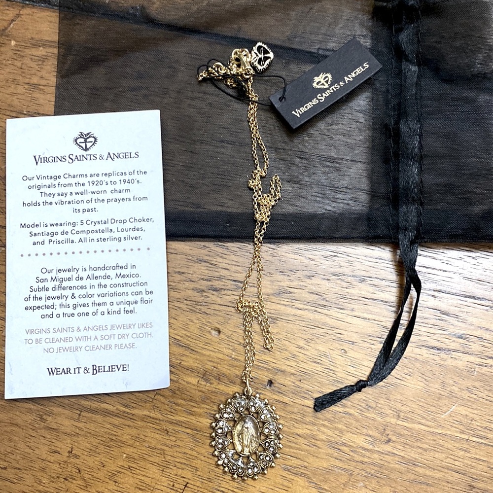 Virgins saints and Angels necklace